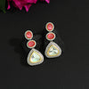 Pink Color American Diamond Earrings (ADE330PNK)