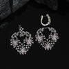 Light Pink Color Premium American Diamond Earrings (ADE332LPNK)