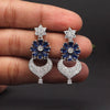 Blue Color Premium American Diamond Earrings (ADE334BLU)