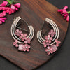 Pink Color Premium American Diamond Earrings (ADE335PNK)
