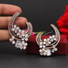 White Color Premium American Diamond Earrings (ADE335WHT)