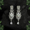 Silver Color Premium American Diamond Earrings (ADE336SLV)