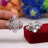 Silver Color American Diamond Stud Earrings (ADE429SLV)