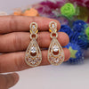 White Color American Diamond Earrings (ADE436WHT)