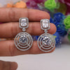 Silver Color American Diamond Earrings (ADE444SLV)