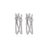 Silver Color American Diamond Earrings (ADE474SLV)