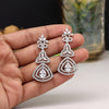 Silver Color American Diamond Earrings (ADE497SLV)