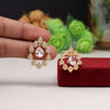 White Color American Diamond Earrings (ADE504WHT)