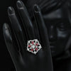 Rani Color American Diamond Finger Ring (ADR375RNI)