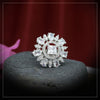 White Color American Diamond Finger Ring (ADR377WHT)