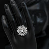 White Color American Diamond Finger Ring (ADR377WHT)