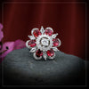 Rani Color American Diamond Finger Ring (ADR379RNI)