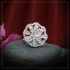 Pink Color American Diamond Finger Ring (ADR380PNK)