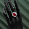 Rani Color American Diamond Finger Ring (ADR419RNI)