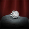 White Color American Diamond Finger Ring (ADR420WHT)