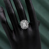 White Color American Diamond Finger Ring (ADR420WHT)