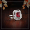 Rani Color American Diamond Finger Ring (ADR423RNI)