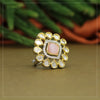 Pink Color American Diamond Finger Ring (ADR428PNK)