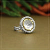 White Color American Diamond Finger Ring (ADR430WHT)