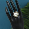 White Color American Diamond Finger Ring (ADR432WHT)