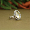 White Color American Diamond Finger Ring (ADR433WHT)
