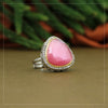 Pink Color American Diamond Finger Ring (ADR440PNK)