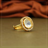 White Color American Diamond Finger Ring (ADR446WHT)