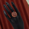 Rani Color American Diamond Finger Ring (ADR517RNI)