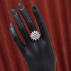 Silver Color American Diamond Finger Ring (ADR524SLV)