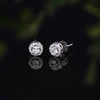 Silver Color American Diamond Stud Earrings Combo Of 6 Pairs (ADSE165CMB)