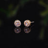Gold Color American Diamond Stud Earrings Combo Of 6 Pairs (ADSE166CMB)