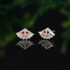 White Color American Diamond Stud Earrings Combo Of 6 Pairs (ADSE170CMB)