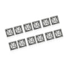 Black Color American Diamond Stud Earrings Combo Of 6 Pairs (ADSE174CMB)