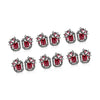 Rani Color American Diamond Stud Earrings Combo Of 6 Pairs (ADSE178CMB)