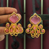 Pink Color Amrapali Earrings (AMPE368PNK)