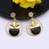 Black Color Amrapali Earrings (AMPE373BLK)