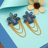 Blue Color Amrapali Earrings (AMPE376BLU)