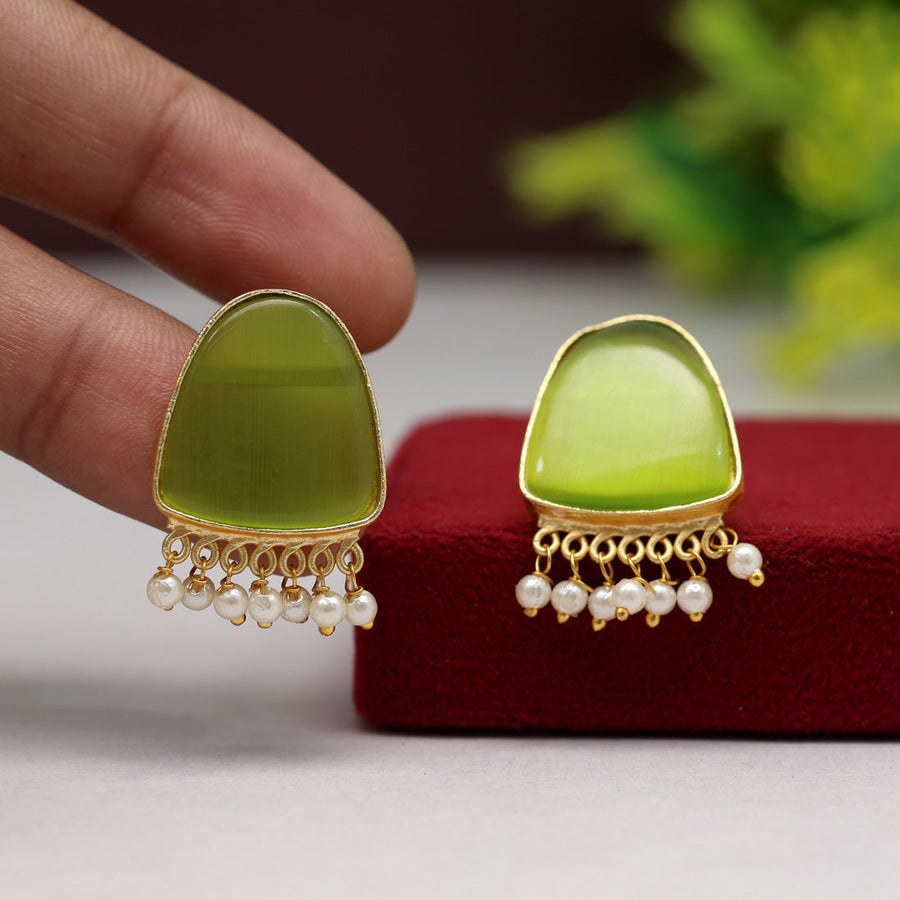 Devsena aka Anushka(bahubali)style earrings//side ear chain earrings//layered  ear chain design ideas - YouTube