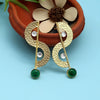 Green Color Amrapali Earrings (AMPE391GRN)