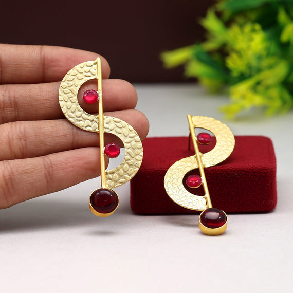 Bahubali Ear Jhumka Antique Triple Chain/ Polki Kundan Gold Kaan Chain/  Sahare/bahubali Earrings/ Kaan Saharas/indian Jewelry - Etsy