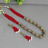 Maroon Color Stone Necklace Set (AMPN125MRN)