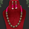 Rani Color Stone Necklace Set (AMPN125RNI)