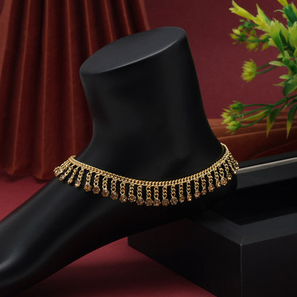 Gold Color Anklets (ANK1066GLD)