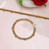 Green Color Anklets (ANK1088GRN)