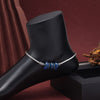 Blue Color Oxidised Anklets (ANK1096BLU)