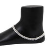 Silver Color Rhinestone Anklets (ANK353SLV)