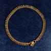 Gold Color Rhinestone Anklets (ANK354GLD)
