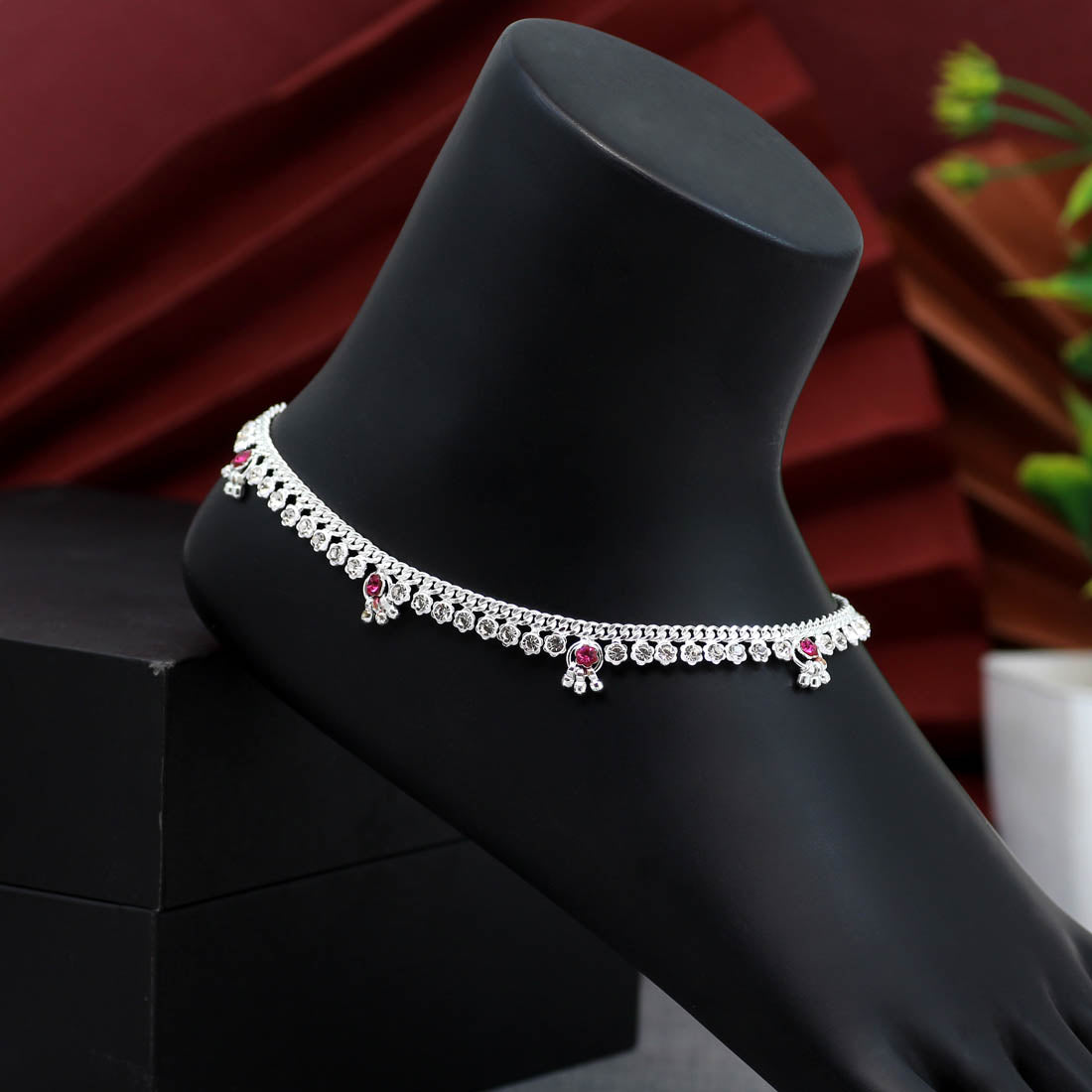 Rani Color Rhinestone Anklets (ANK897RNI)