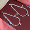 Silver Color Rhinestone Anklets (ANK907SLV)