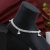 Silver Color Rhinestone Anklets (ANK907SLV)